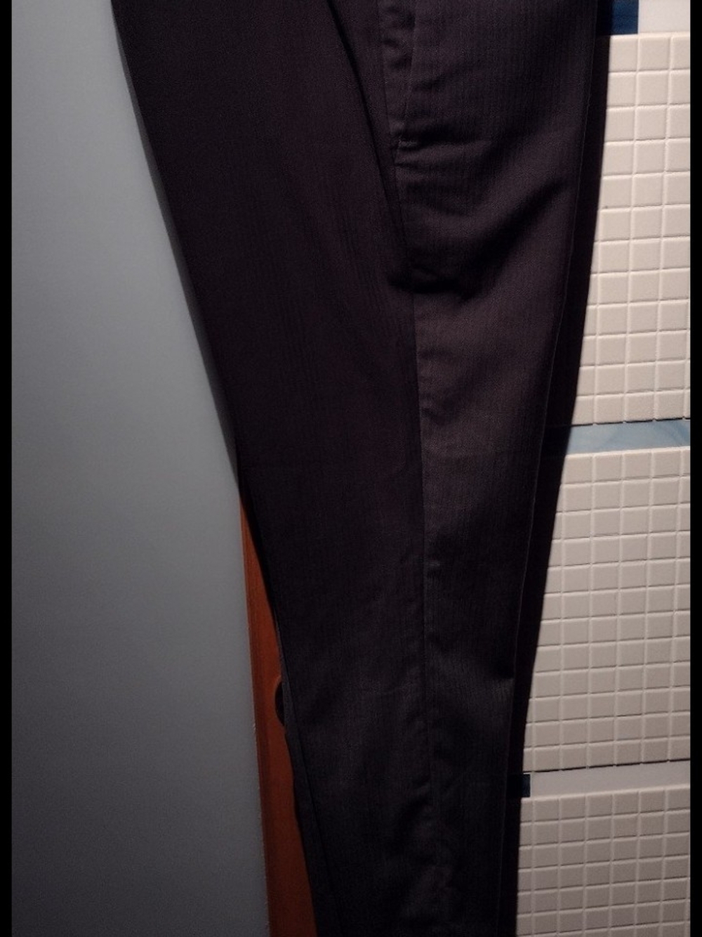 Classic Men's Dress Pants in Dark Charcoal